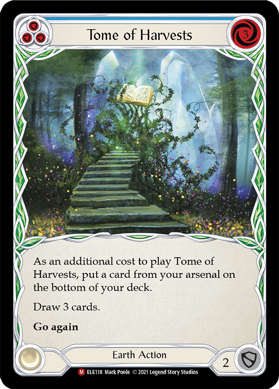 Tome of Harvests [ELE118] 1st Edition Rainbow Foil