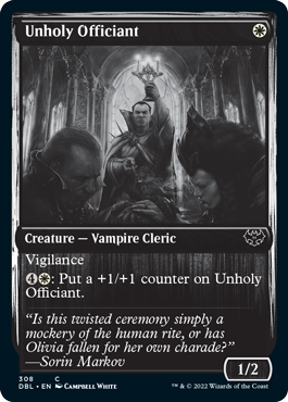 Unholy Officiant [Innistrad: Double Feature] (DBL 308)