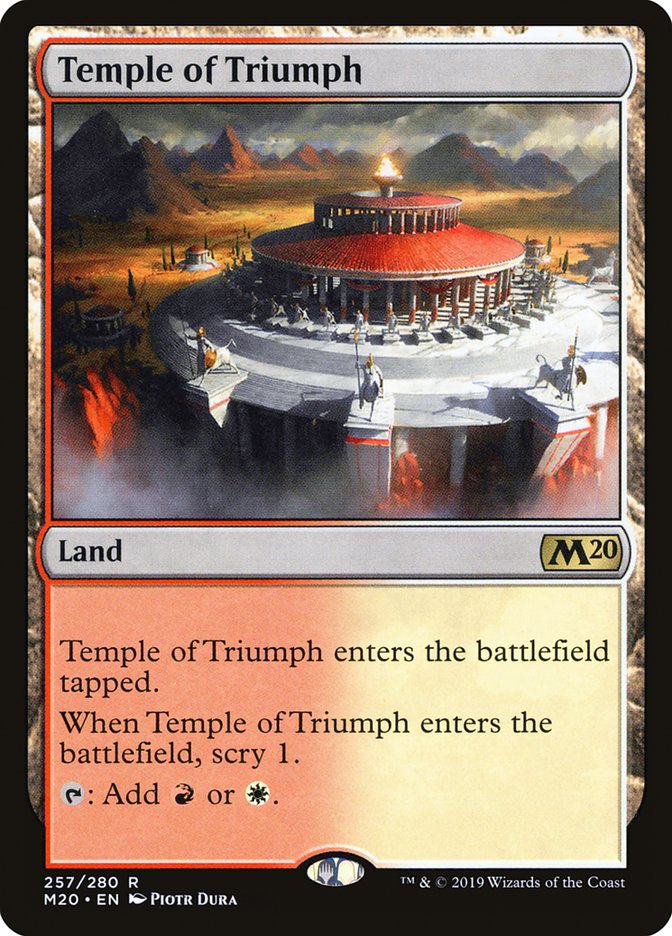 Temple of Triumph [Core Set 2020] (M20 257)