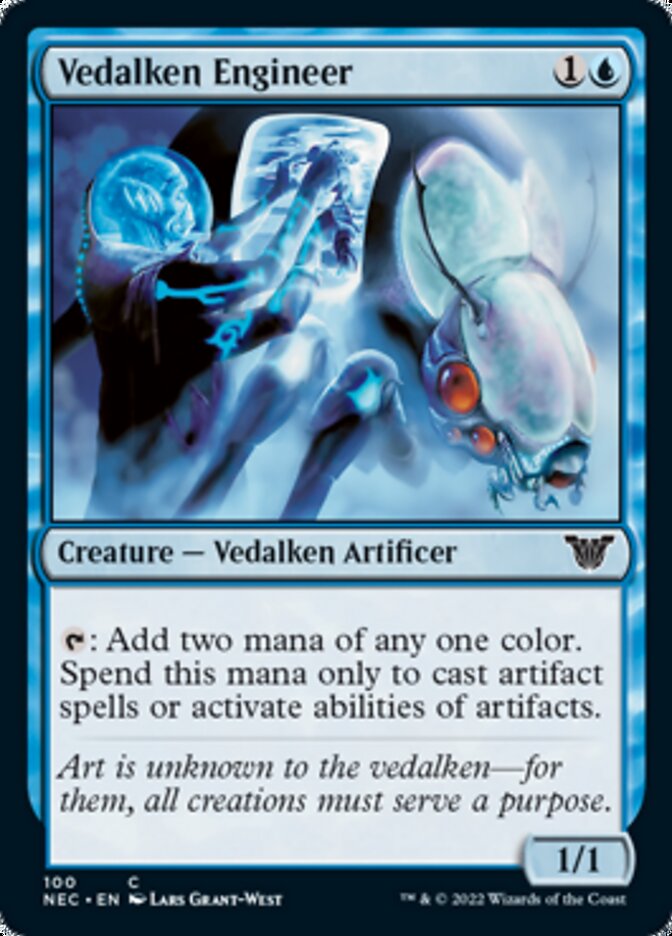 Vedalken Engineer [Kamigawa: Neon Dynasty Commander] (NEC 100)