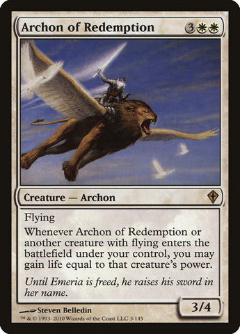 Archon of Redemption [Worldwake] (WWK 3)