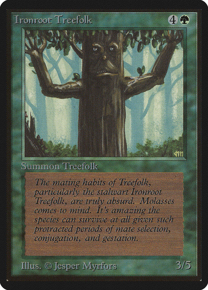 Ironroot Treefolk [Limited Edition Beta] (LEB 204)