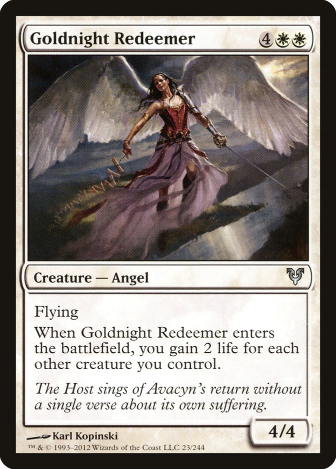 Goldnight Redeemer [Avacyn Restored] (AVR 23)