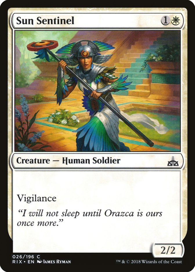 Sun Sentinel [Rivals of Ixalan] (RIX 26)