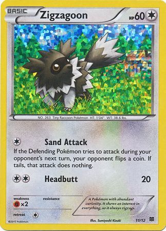 Zigzagoon (11/12) [Mcdonald's Promos: 2015 Collection]