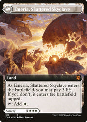 Emeria's Call // Emeria, Shattered Skyclave (Extended Art) [Zendikar Rising] (ZNR 317)