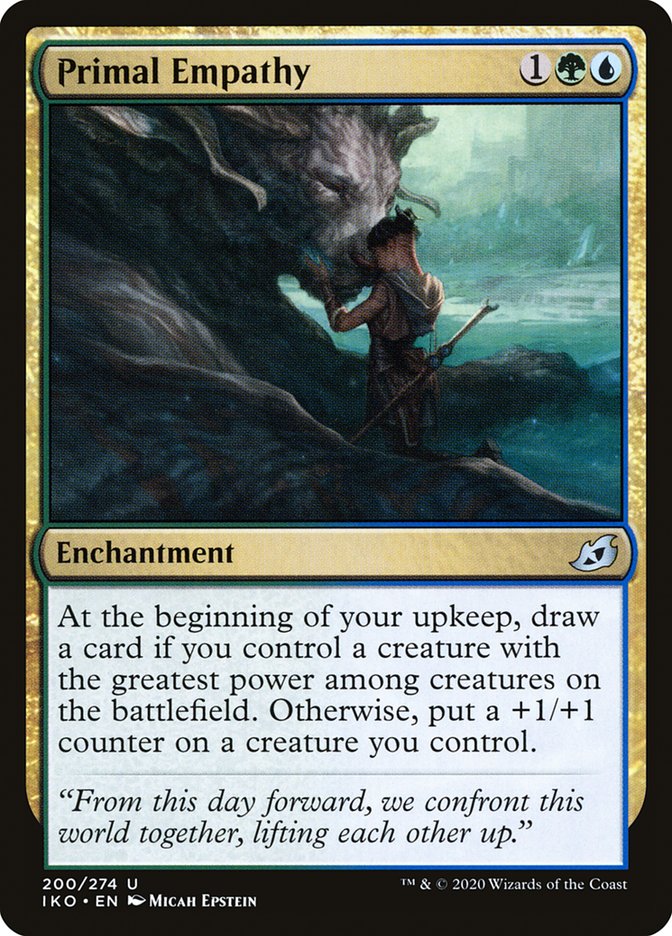Primal Empathy [Ikoria: Lair of Behemoths] (IKO 200)