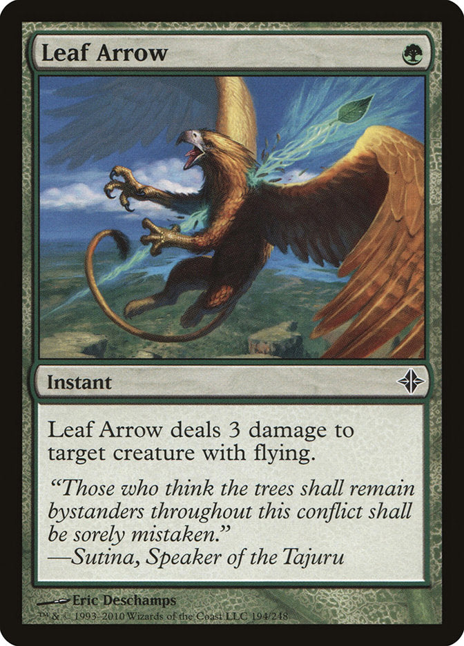 Leaf Arrow [Rise of the Eldrazi] (ROE 194)