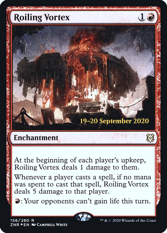 Roiling Vortex  [Zendikar Rising Prerelease Promos] (PZNR 156S)