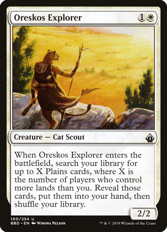 Oreskos Explorer [Battlebond] (BBD 100)