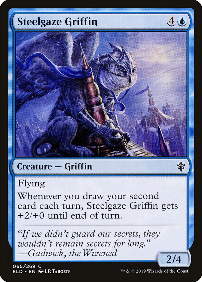 Steelgaze Griffin [Throne of Eldraine] (ELD 65)
