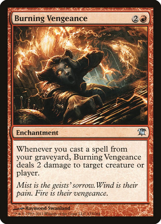 Burning Vengeance [Innistrad] (ISD 133)