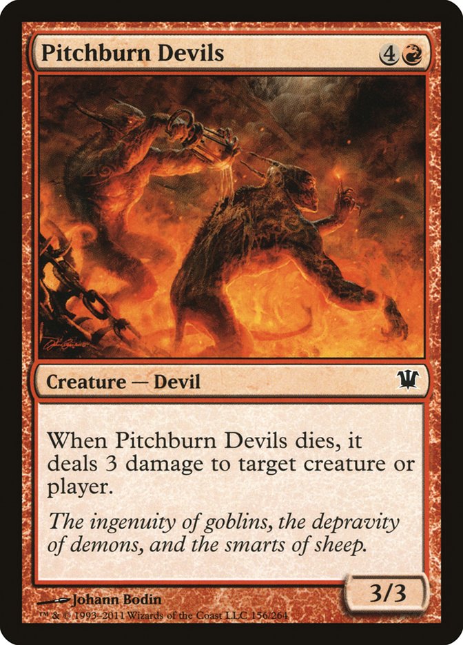 Pitchburn Devils [Innistrad] (ISD 156)
