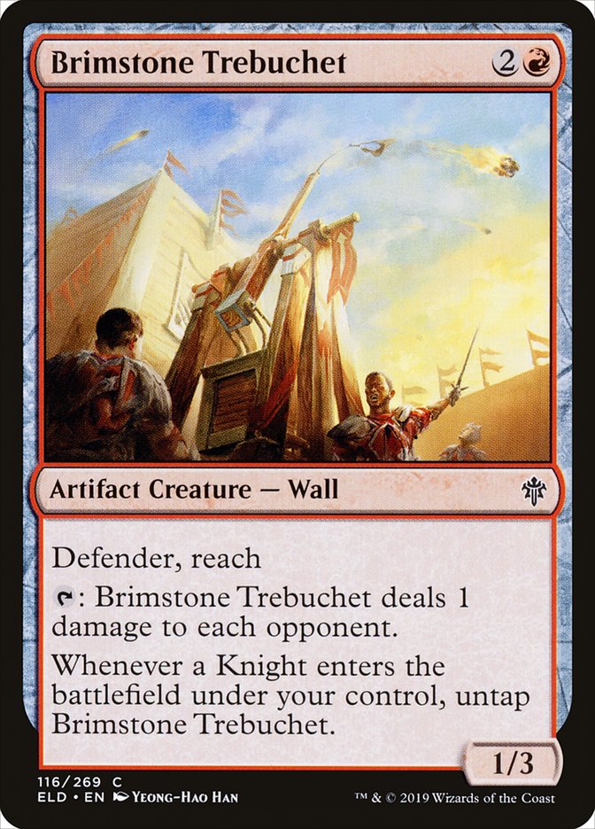 Brimstone Trebuchet [Throne of Eldraine] (ELD 116)