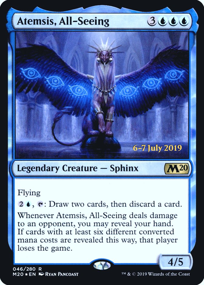 Atemsis, All-Seeing  [Core Set 2020 Prerelease Promos] (PM20 46S)