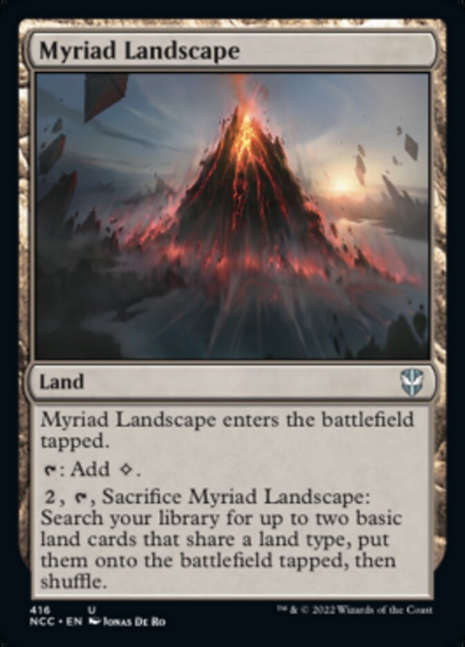 Myriad Landscape [Streets of New Capenna Commander] (NCC 416)