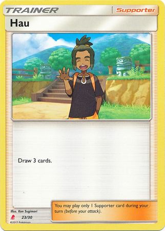 Hau (23) (Lycanroc Half-Deck) [Sun & Moon: Trainer Kit - Lycanroc & Alolan Raichu]
