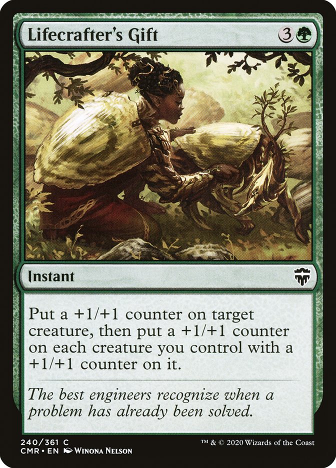 Lifecrafter's Gift [Commander Legends] (CMR 240)