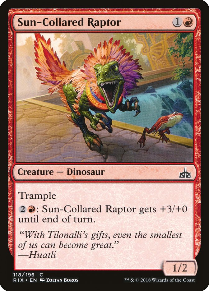 Sun-Collared Raptor [Rivals of Ixalan] (RIX 118)