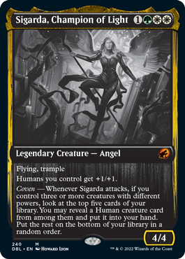 Sigarda, Champion of Light [Innistrad: Double Feature] (DBL 240)