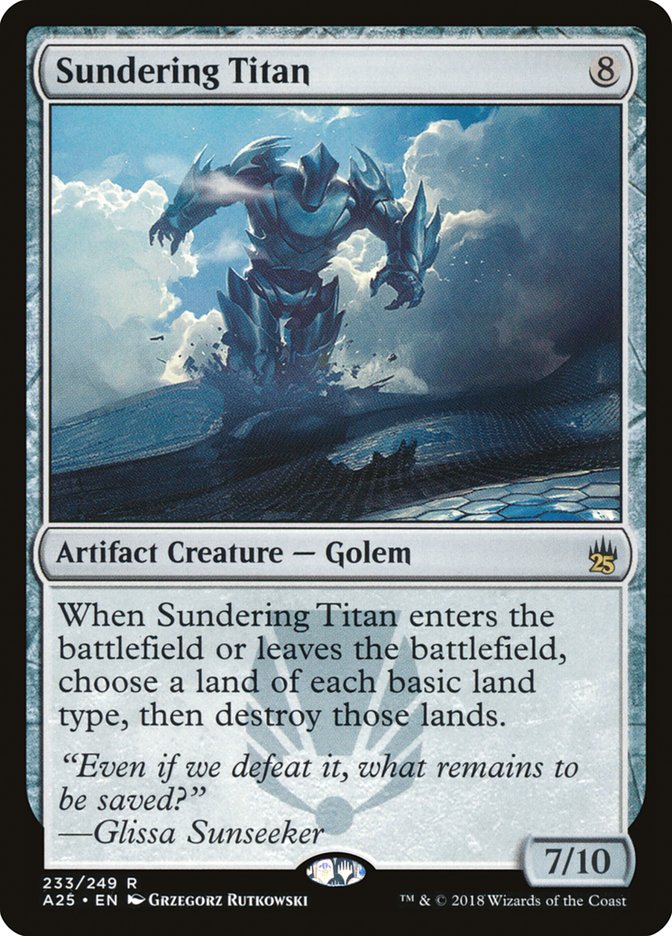 Sundering Titan [Masters 25] (A25 233)