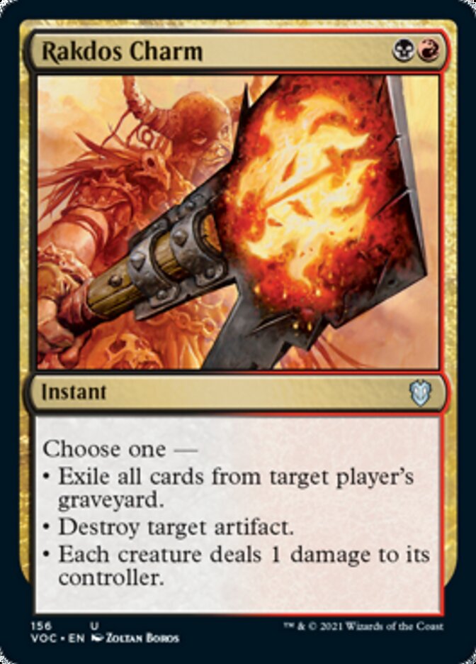 Rakdos Charm [Innistrad: Crimson Vow Commander] (VOC 156)