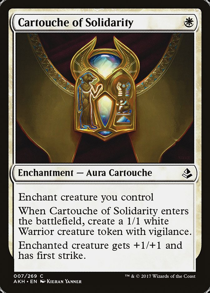 Cartouche of Solidarity [Amonkhet] (AKH 7)