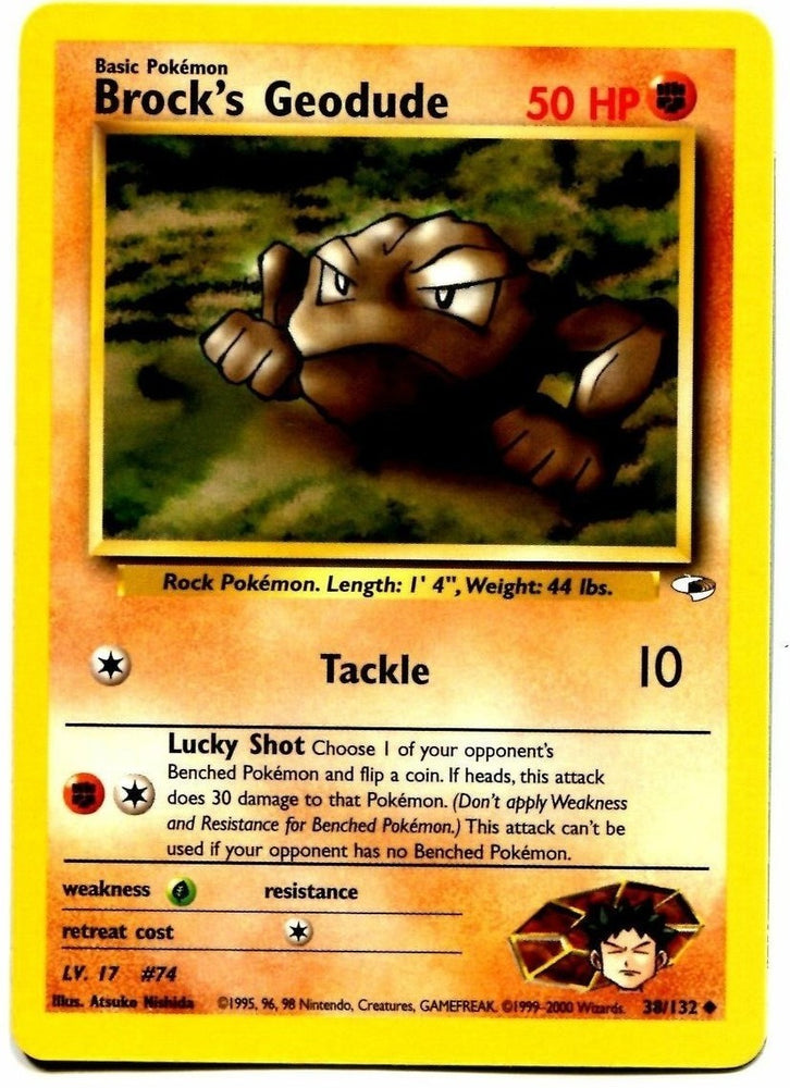 Brock's Geodude (38/132) [Gym Heroes]