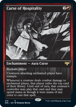 Curse of Hospitality [Innistrad: Double Feature] (DBL 419)