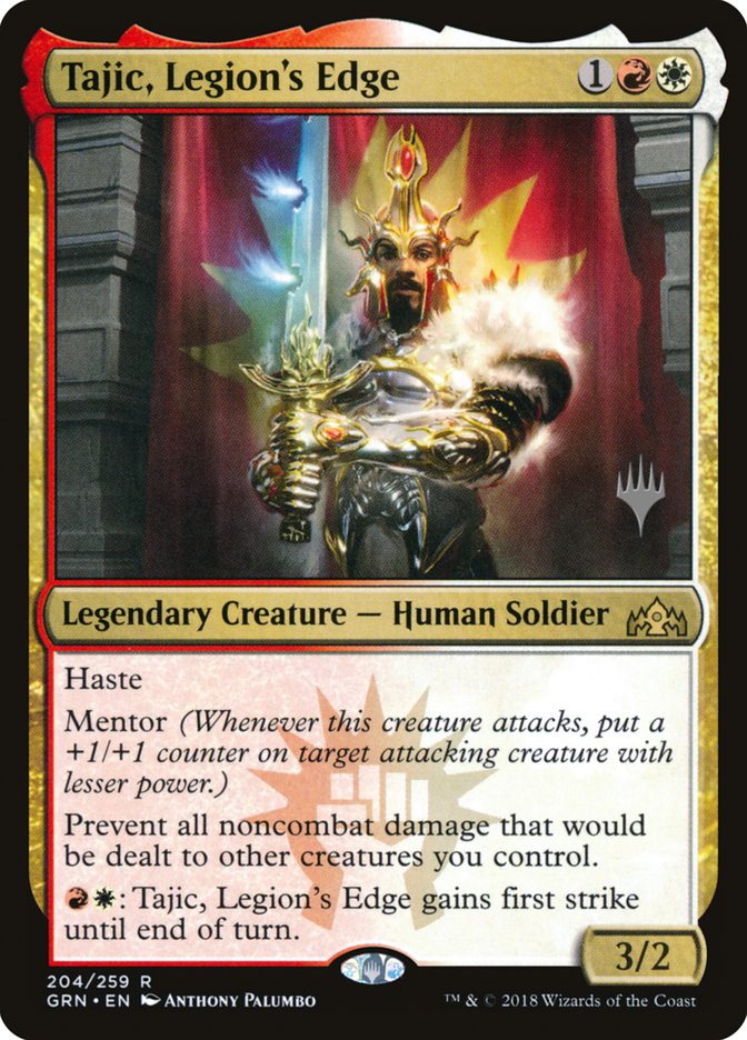 Tajic, Legion's Edge (Promo Pack) [Guilds of Ravnica Promos] (PGRN 204P)