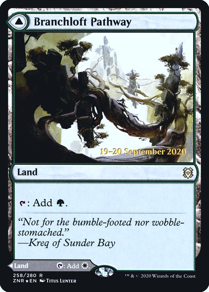 Branchloft Pathway // Boulderloft Pathway  [Zendikar Rising Prerelease Promos] (PZNR 258S)