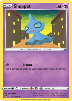 Shuppet (67) [Sword & Shield: Vivid Voltage]