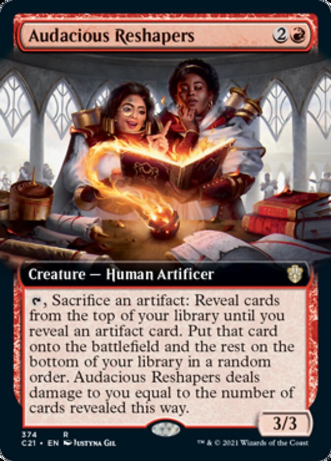 Audacious Reshapers (Extended) [Commander 2021] (C21 374)