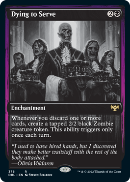 Dying to Serve [Innistrad: Double Feature] (DBL 376)