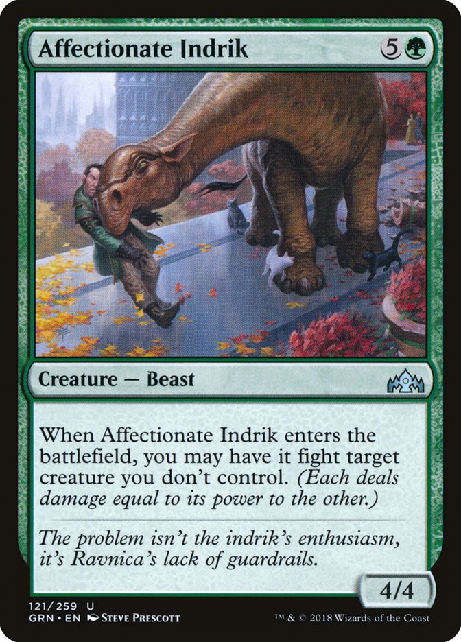 Affectionate Indrik [Guilds of Ravnica] (GRN 121)