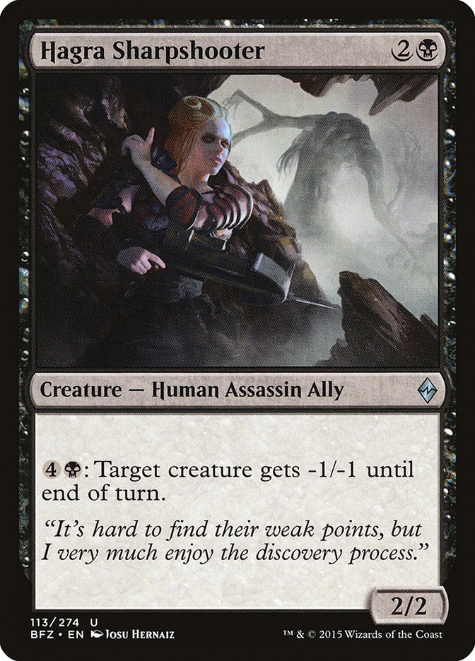 Hagra Sharpshooter [Battle for Zendikar] (BFZ 113)