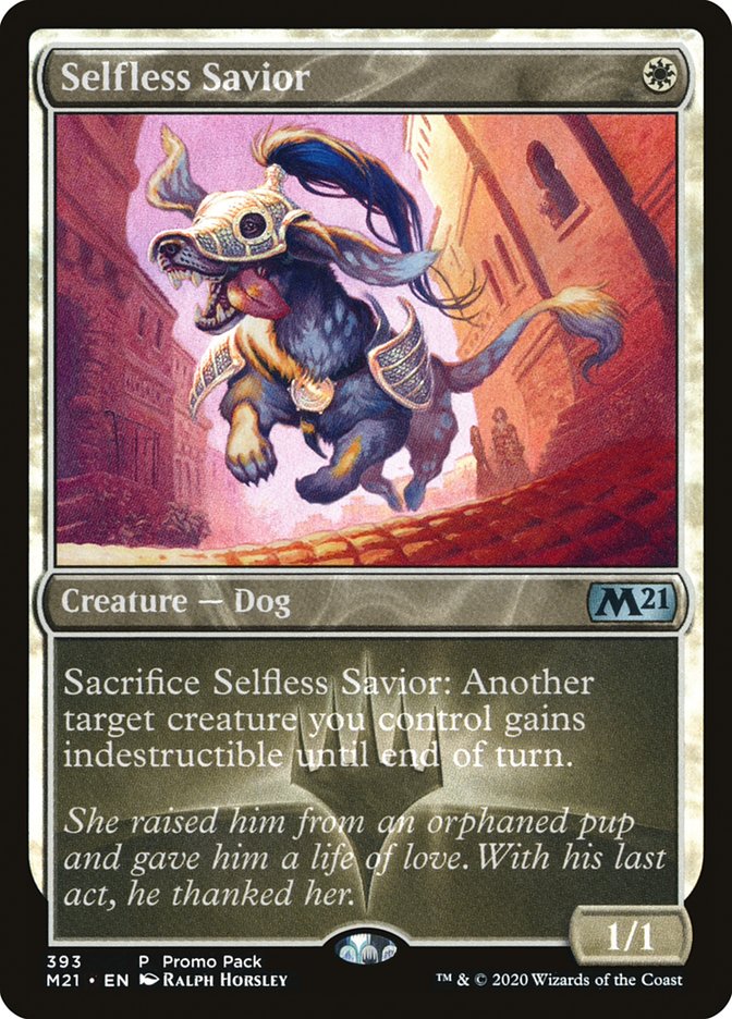 Selfless Savior (Promo Pack) [Core Set 2021 Promos] (M21 393)