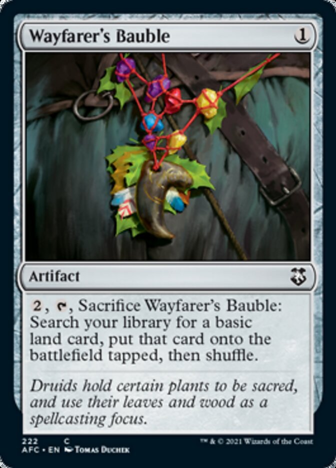 Wayfarer's Bauble [Dungeons & Dragons: Adventures in the Forgotten Realms Commander] (AFC 222)