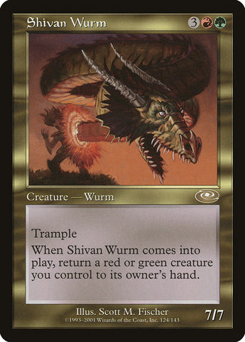 Shivan Wurm [Planeshift] (PLS 124)