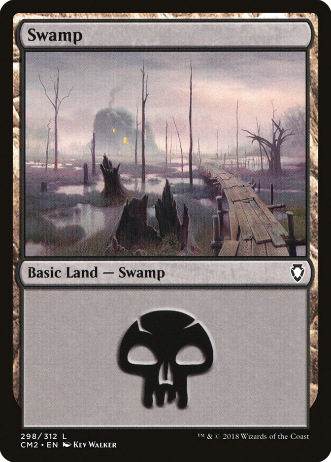 Swamp (#298) [Commander Anthology Volume II] (CM2 298)