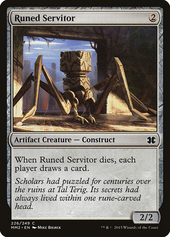 Runed Servitor [Modern Masters 2015] (MM2 226)