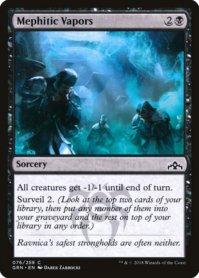 Mephitic Vapors [Guilds of Ravnica] (GRN 76)