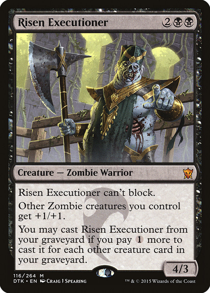 Risen Executioner [Dragons of Tarkir] (DTK 116)