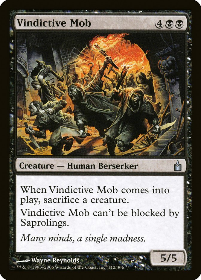Vindictive Mob [Ravnica: City of Guilds] (RAV 112)