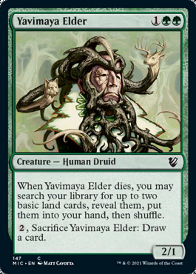 Yavimaya Elder [Innistrad: Midnight Hunt Commander] (MIC 147)