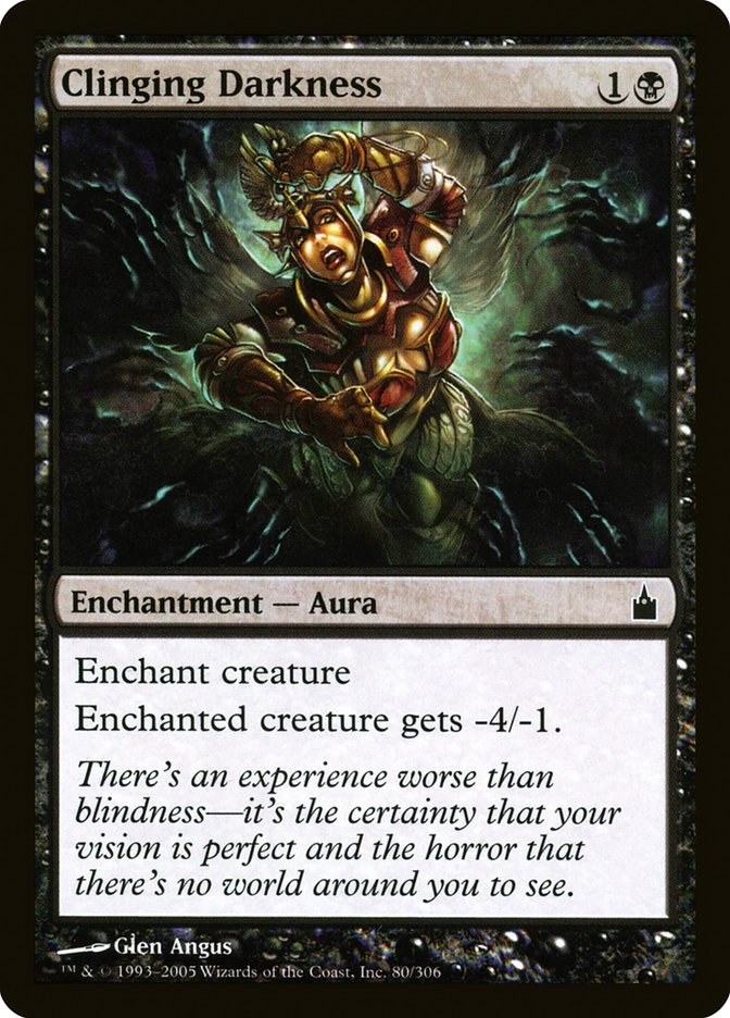 Clinging Darkness [Ravnica: City of Guilds] (RAV 80)