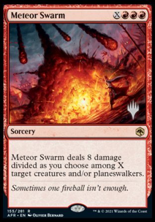 Meteor Swarm (Promo Pack) [Dungeons & Dragons: Adventures in the Forgotten Realms Promos] (PAFR 155)