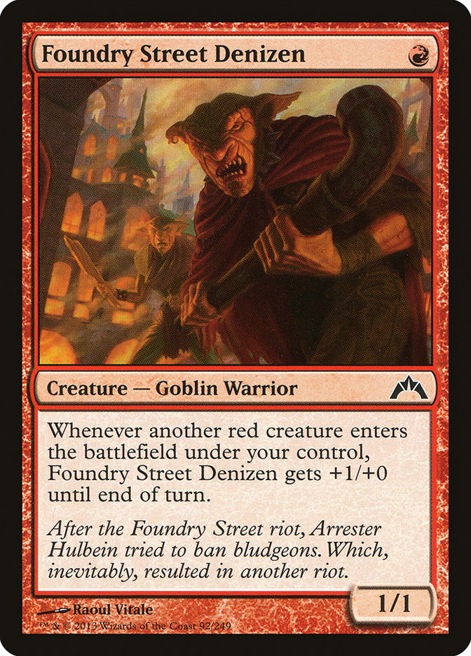 Foundry Street Denizen [Gatecrash] (GTC 92)