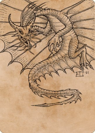 Ancient Gold Dragon Art Card [Commander Legends: Battle for Baldur's Gate Art Series]