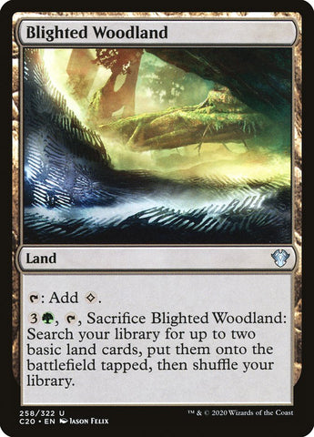 Blighted Woodland [Commander 2020] (C20 258)